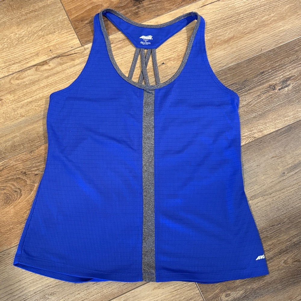 AVIA Royal Blue Tank with Gray Accents